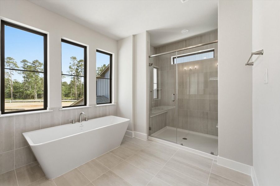 Furnished interior in a model home at Symphony in Montgomery (Image 30).