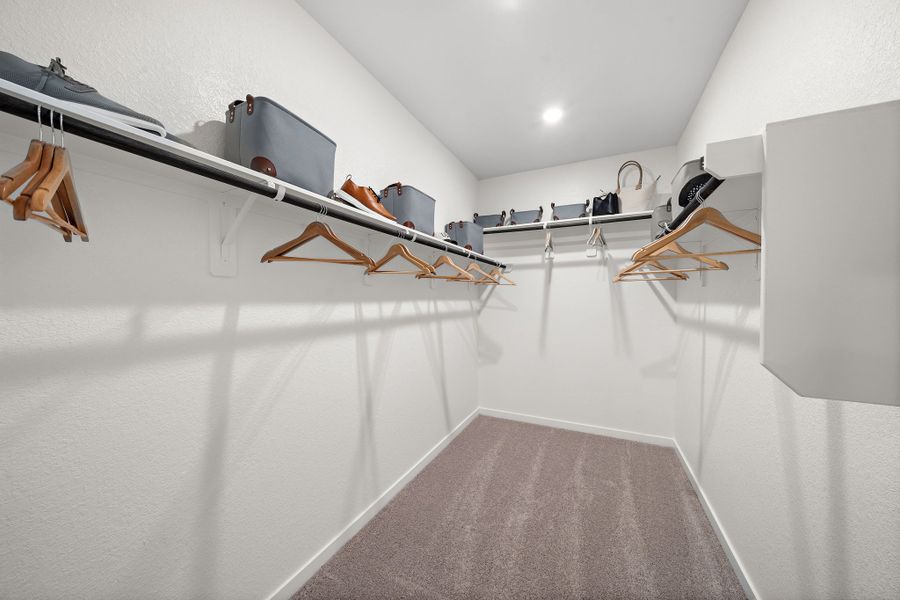 A room with a staircase and a rug.