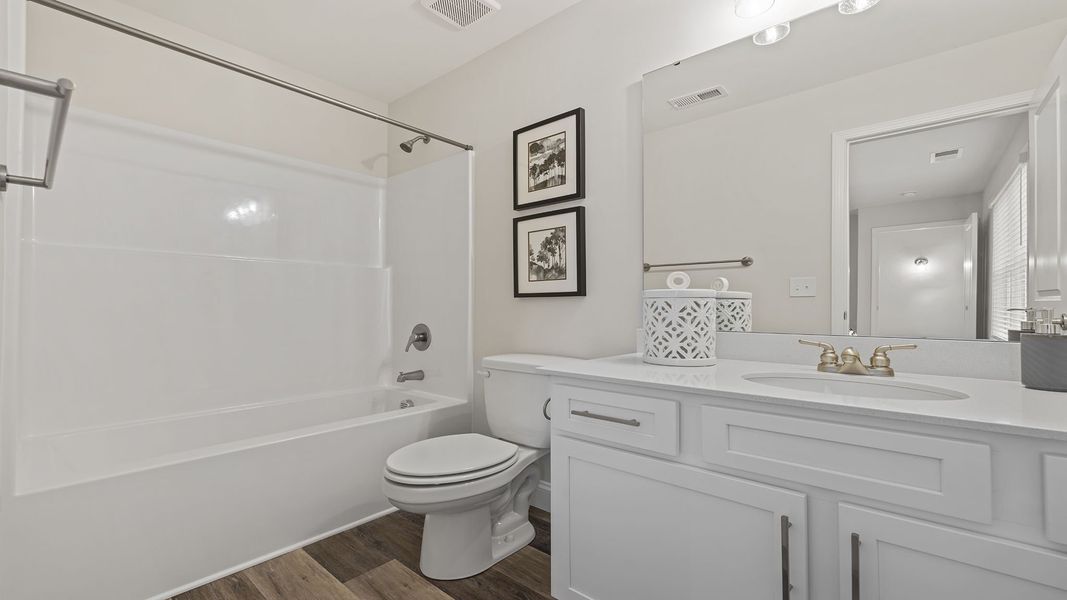 Furnished interior in a model home at Briargate in Fountain Inn (Image 22).