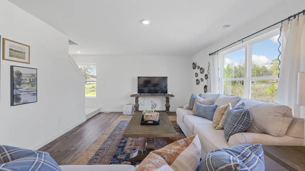 Furnished interior in a model home at Holloway Farms in Cleveland (Image 16).