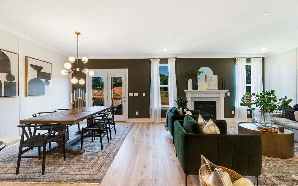 Furnished interior in a model home at Dorris Farm in White House (Image 11).