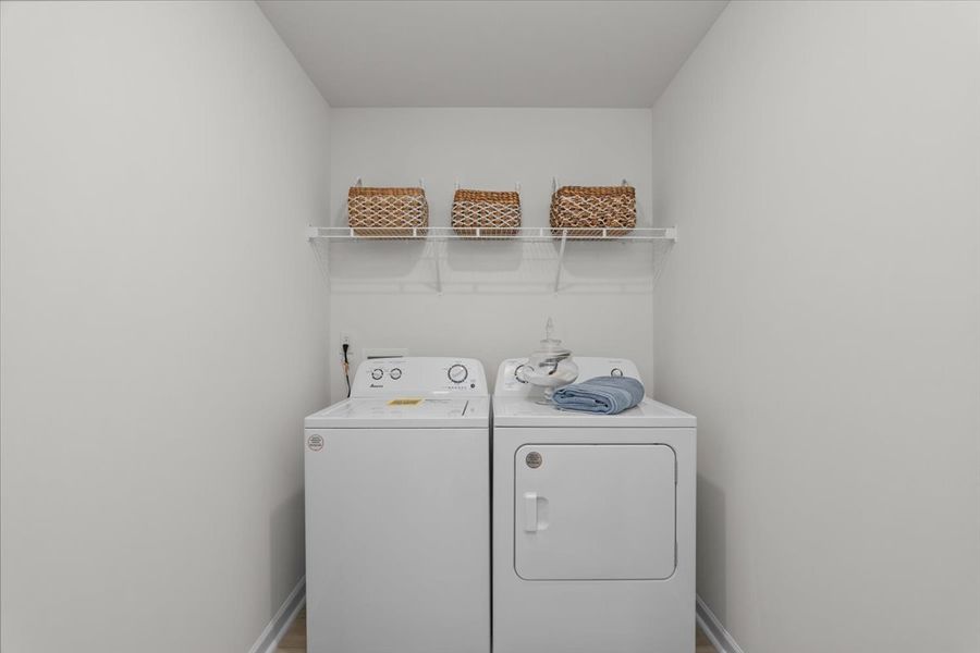 Furnished interior in a model home at Southbridge in Sumter (Image 36).