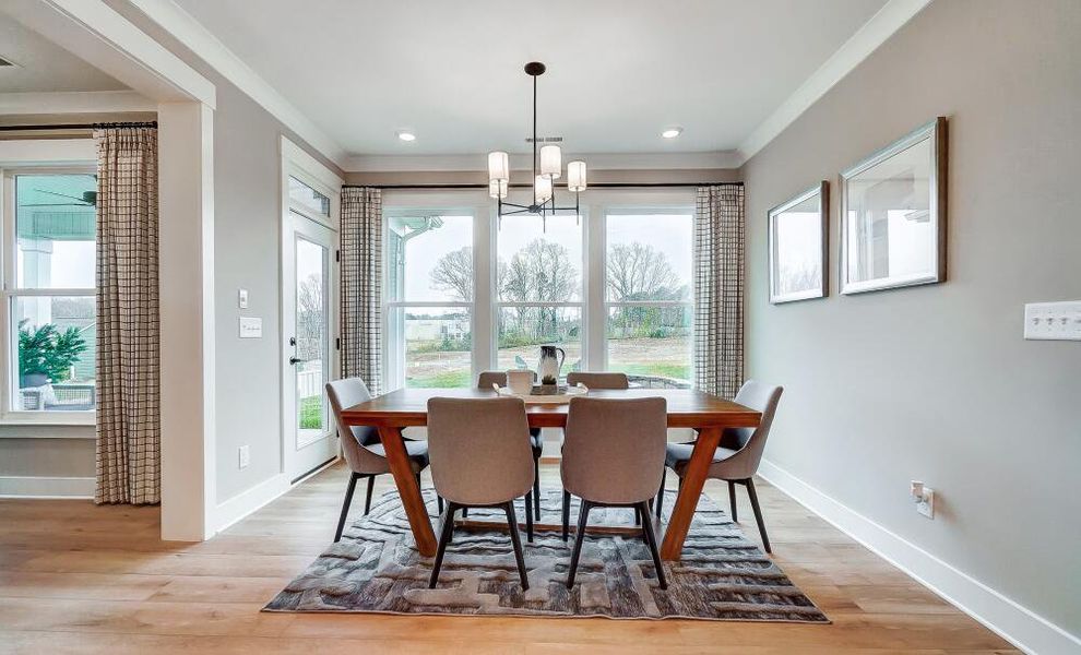 Furnished interior in a model home at Harmony in Harrisburg (Image 7).