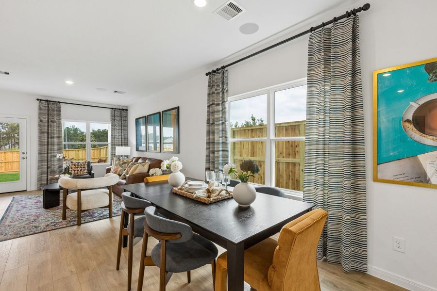 Furnished interior in a model home at Magnolia Springs in Montgomery (Image 7).
