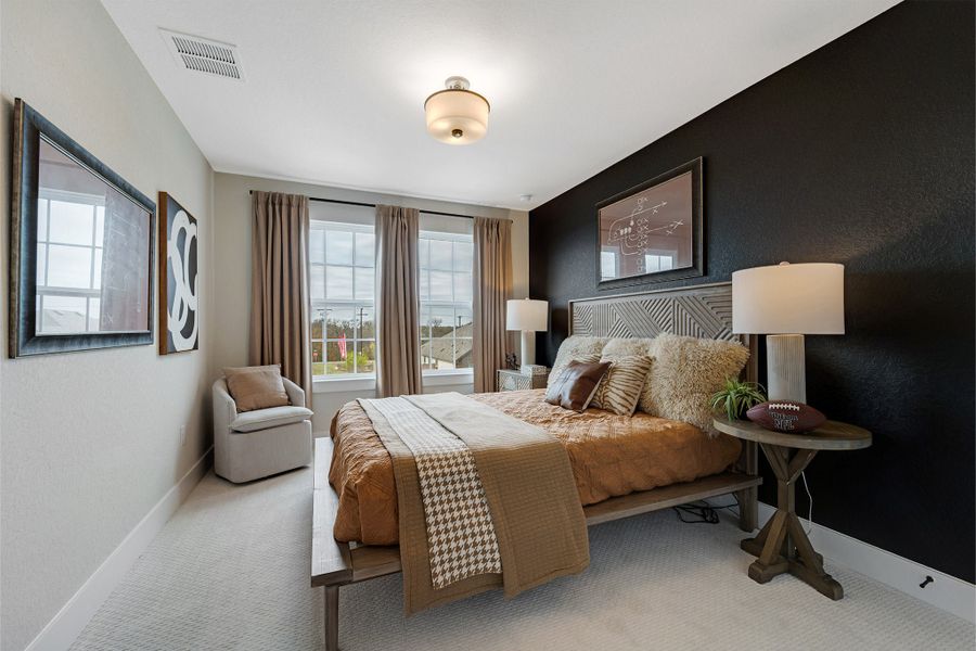 Furnished interior in a model home at Cloud Country in New Braunfels (Image 39). Furnished interior in a model home at Cloud Country in New Braunfels (Image 39).