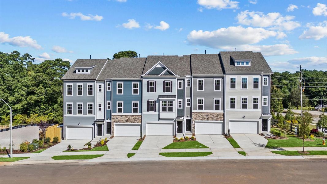 Front exterior of a home in the Bayberry community, located in Raleigh, NC (Image 8). Front exterior of a home in the Bayberry community, located in Raleigh, NC (Image 8).
