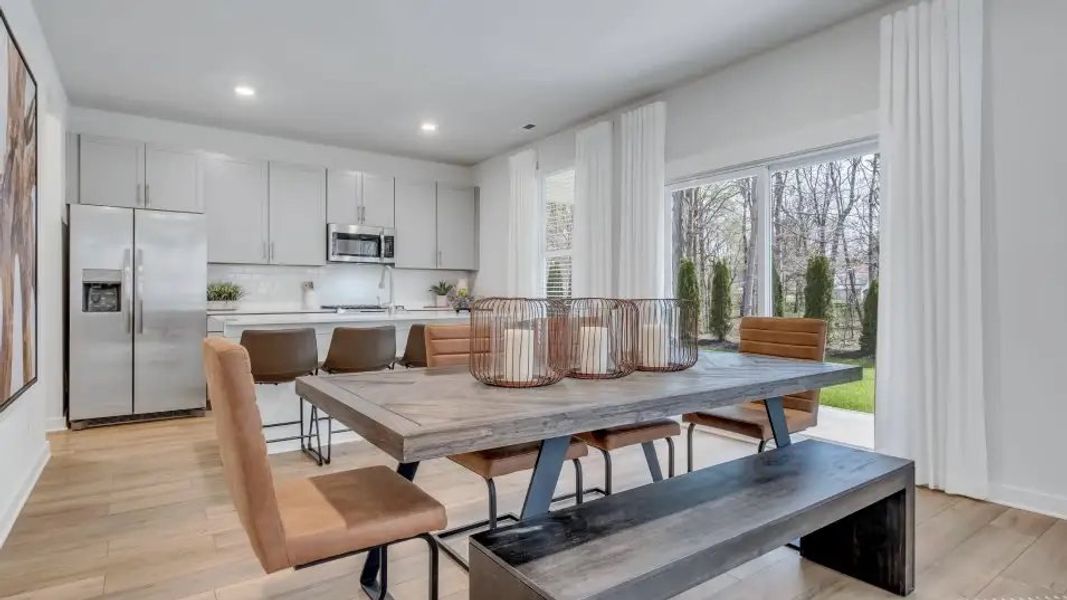 Furnished interior in a model home at Avery Trace in Gallatin (Image 9).