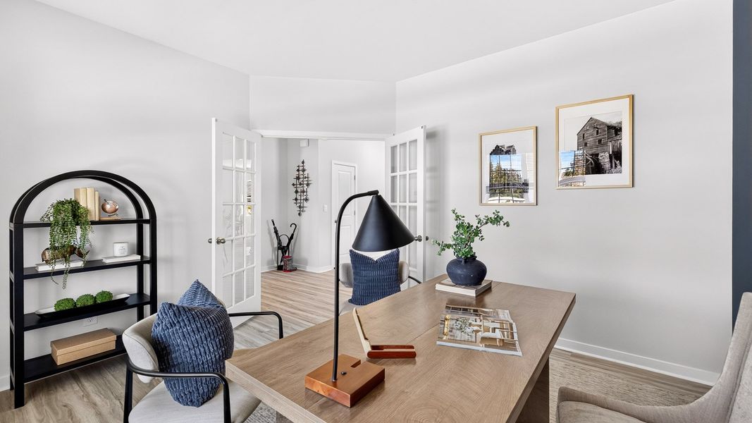 Furnished interior in a model home at Twinleaf Meadows in Monroe (Image 4).