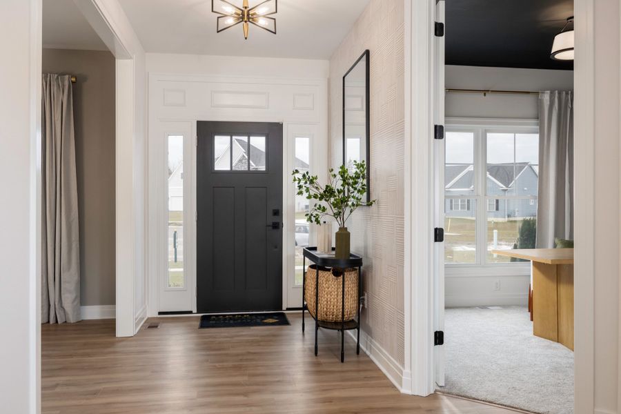Furnished interior in a model home at Cannon Woods in Clarence (Image 5).