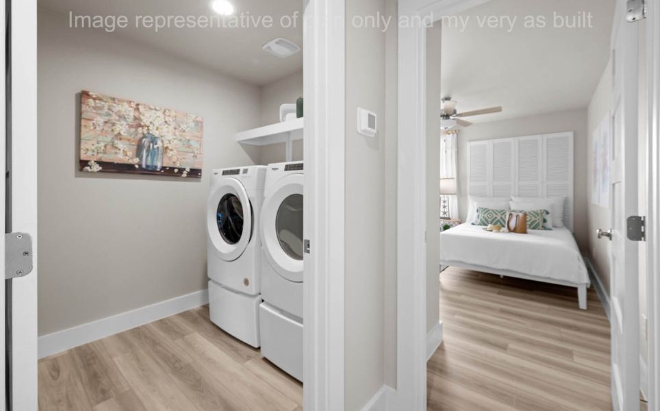 Furnished interior in a model home at The Islands of Rockport in Rockport (Image 21).