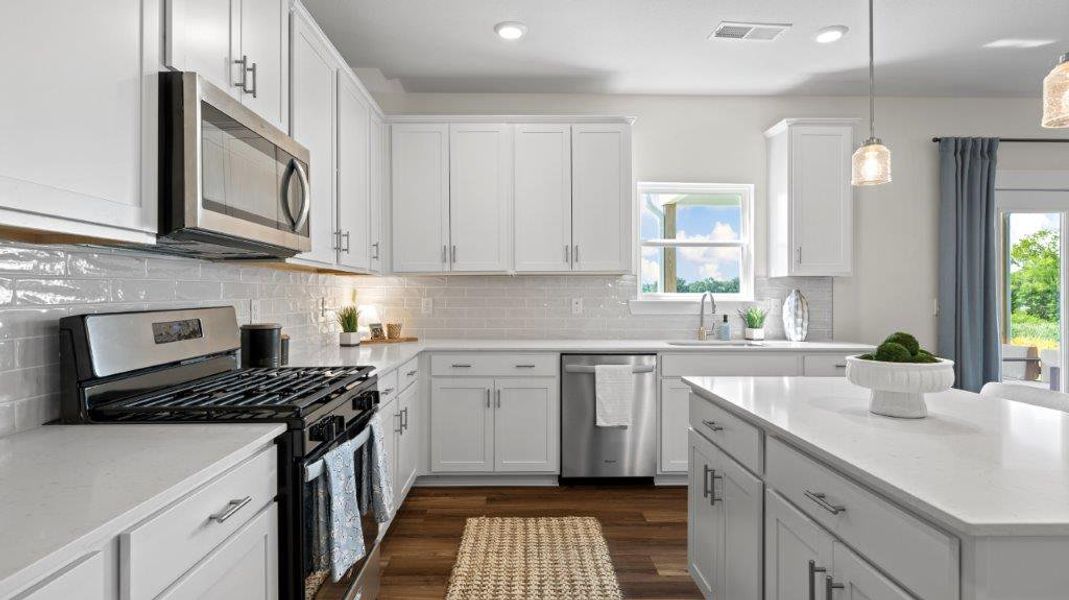 Furnished interior in a model home at Harbor Crest in Ooltewah (Image 22).