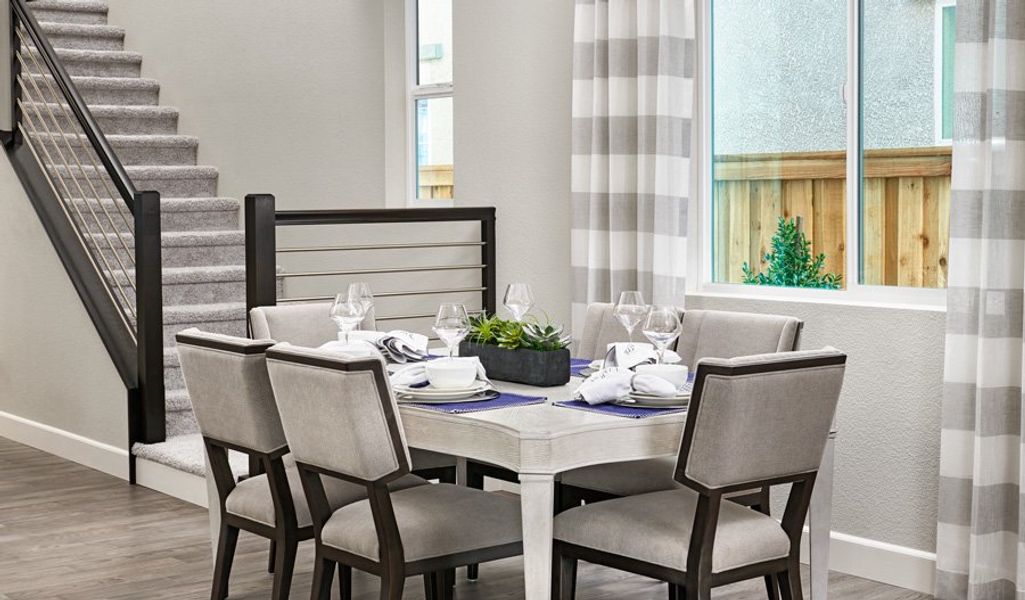 Furnished interior in a model home at Entrada La Coraza in Sahuarita (Image 6).