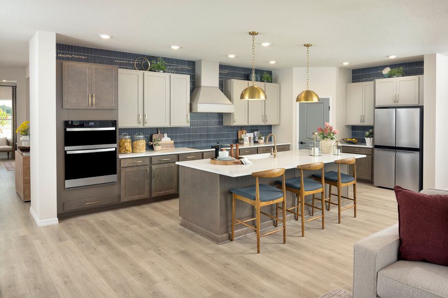 Furnished interior in a model home at Southwind – Executive Series in Plant City (Image 6).