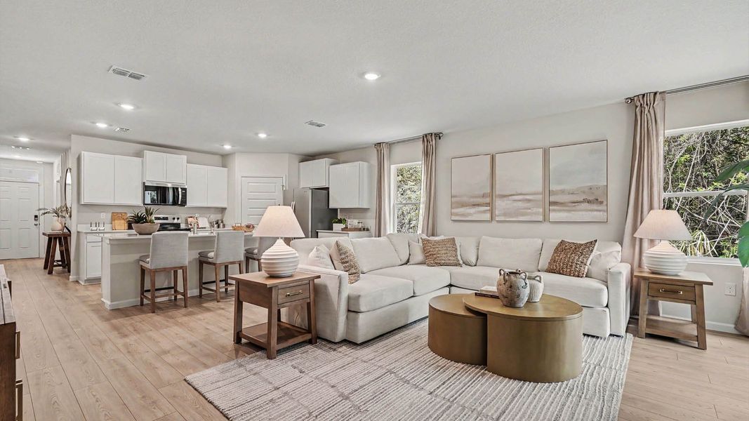 Furnished interior in a model home at Palm Bay in Palm Bay (Image 3). Furnished interior in a model home at Palm Bay in Palm Bay (Image 3).