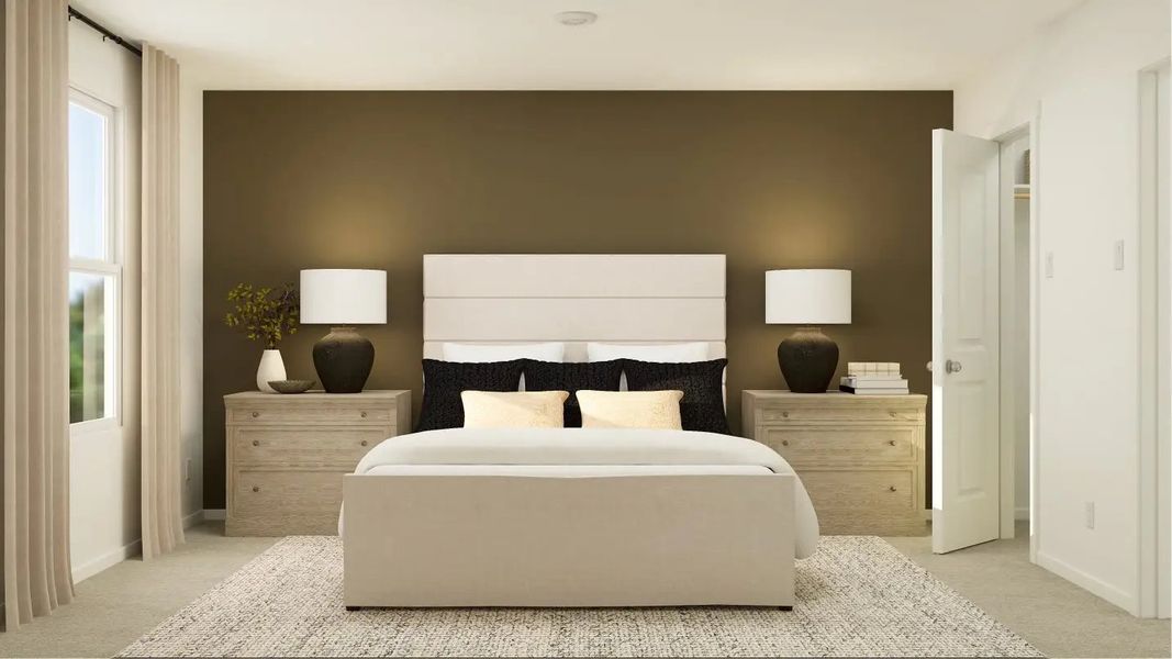 Furnished interior in a model home at Brookshire in Florence (Image 14).