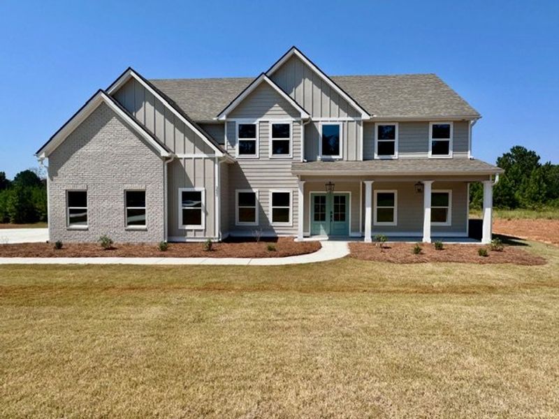 Front exterior of a home in the The Dairy community, located in Hogansville, GA (Image 1). Front exterior of a home in the The Dairy community, located in Hogansville, GA (Image 1).