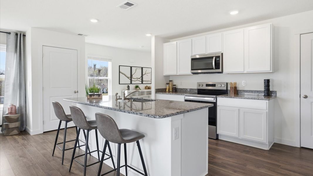 Furnished interior in a model home at Belhaven in Knoxville (Image 14).