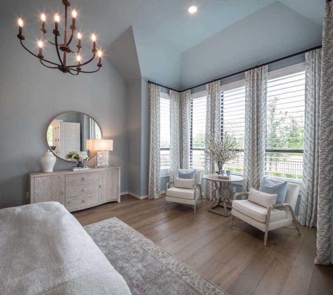 Furnished interior in a model home at Fulbrook on Fulshear Creek: 60ft. lots in Fulshear (Image 26).