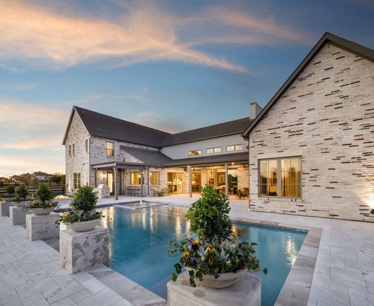Exterior details of a home in Dean Farms, Lucas (Image 22).