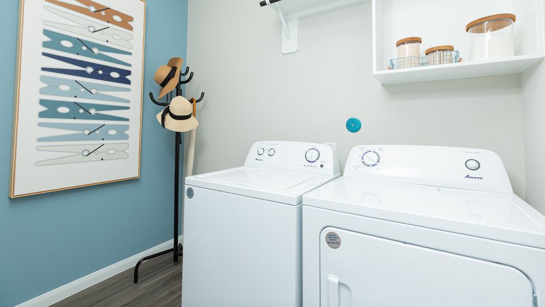 Bluestem Model Laundry Room