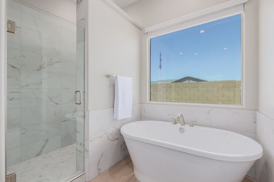 Furnished interior in a model home at Bellero Estates in Queen Creek (Image 42).