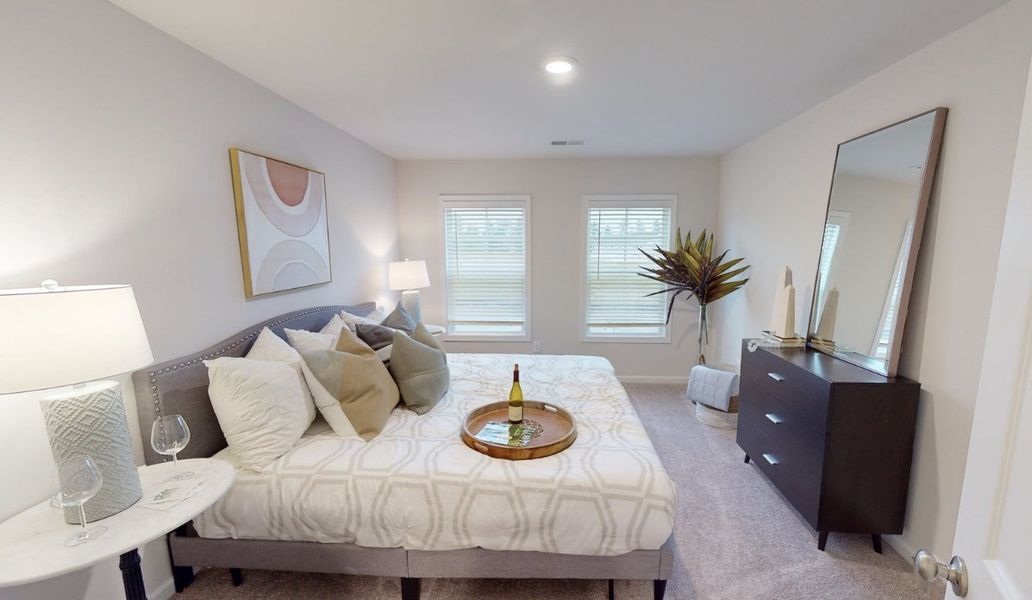 Furnished interior in a model home at Village at Boulware in Lugoff (Image 43).