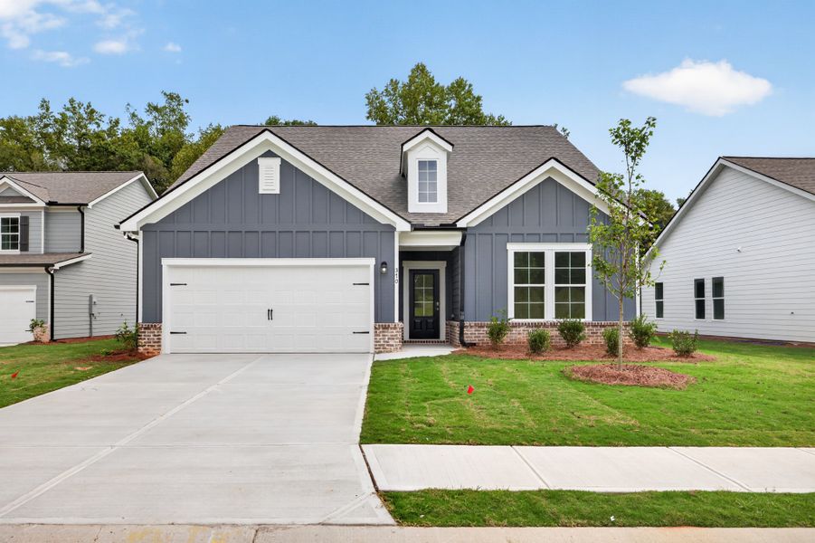 Front exterior of a home in the Red Bird Manor community, located in Jefferson, GA (Image 16).