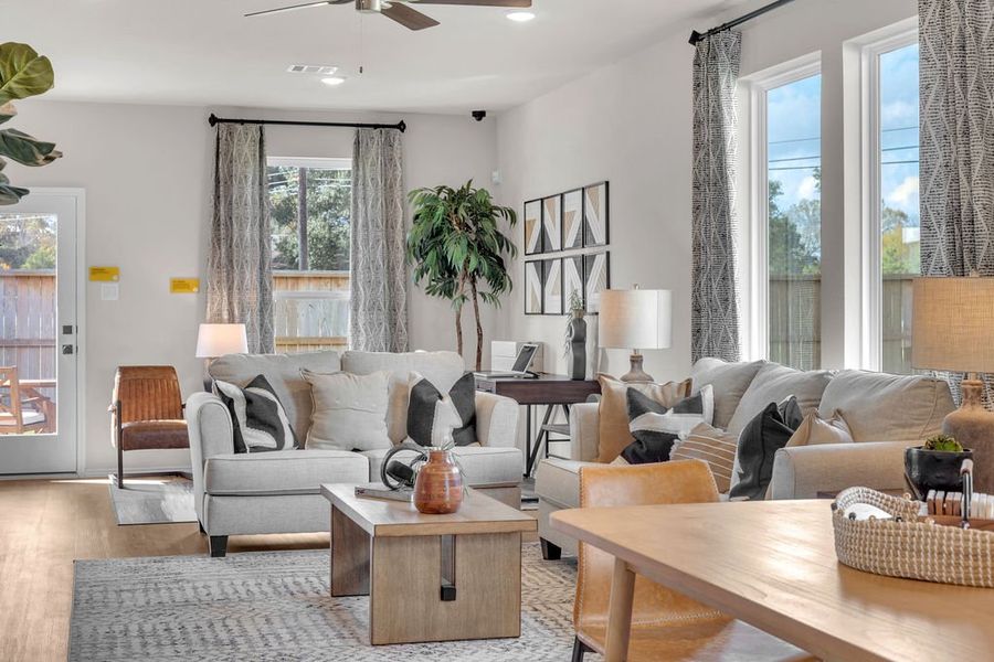 Furnished interior in a model home at Colony at Pinehurst in Pinehurst (Image 28).