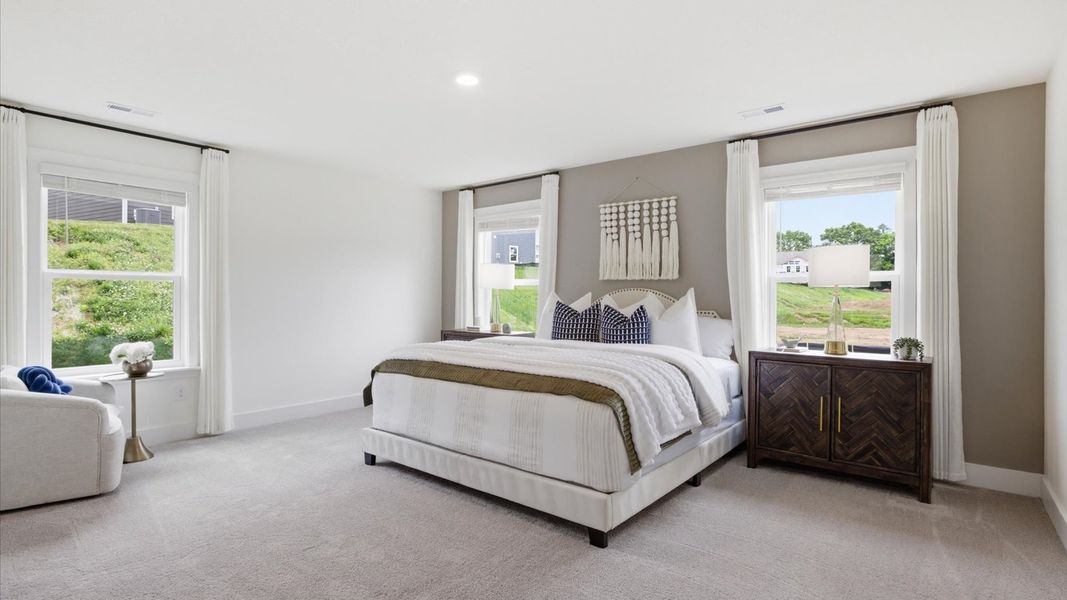 Furnished interior in a model home at Catlett Cove in Knoxville (Image 24).