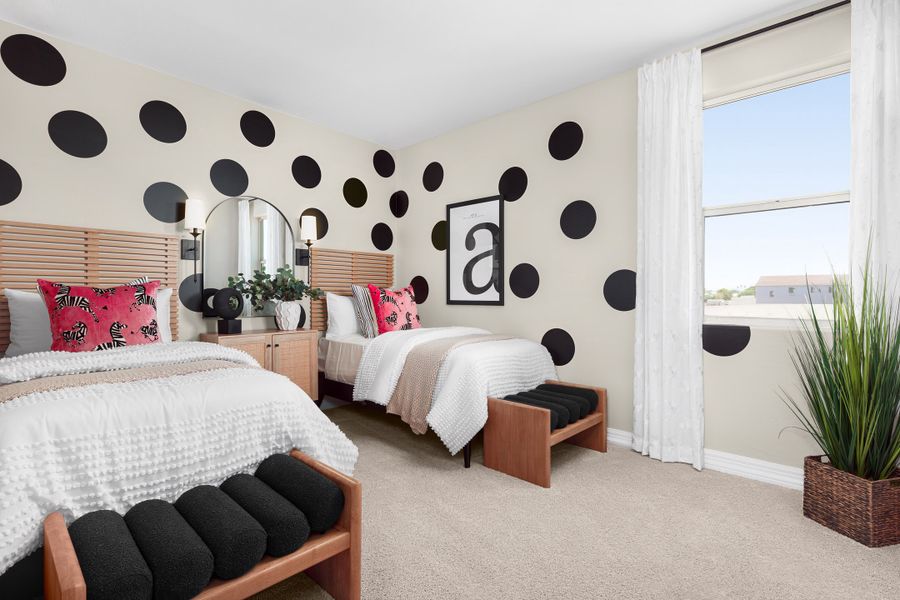 Furnished interior in a model home at Bethany Grove in Glendale (Image 19).