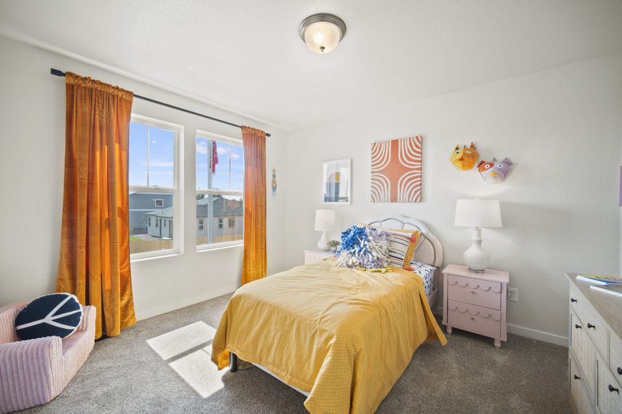 Furnished interior in a model home at The Glen in Colorado Springs (Image 19).
