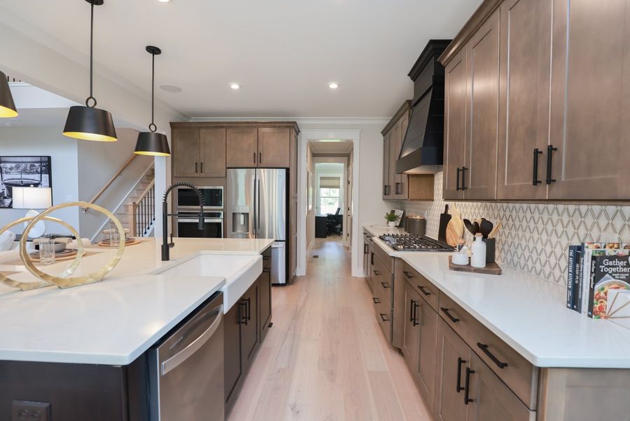 Furnished interior in a model home at The Village at Horse Creek in Graniteville (Image 7).