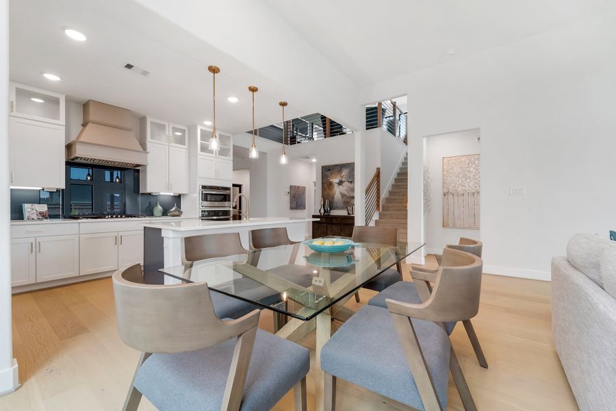 Furnished interior in a model home at Mulberry Farms in Santa Fe (Image 32).