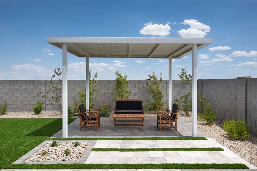 Exterior details of a home in Amarillo Creek, Maricopa (Image 4).