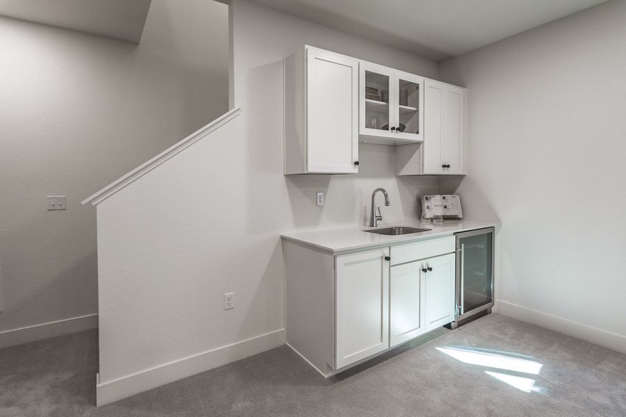 Furnished interior in a model home at Trailside Story Collection - Single Family Homes in Timnath (Image 46).