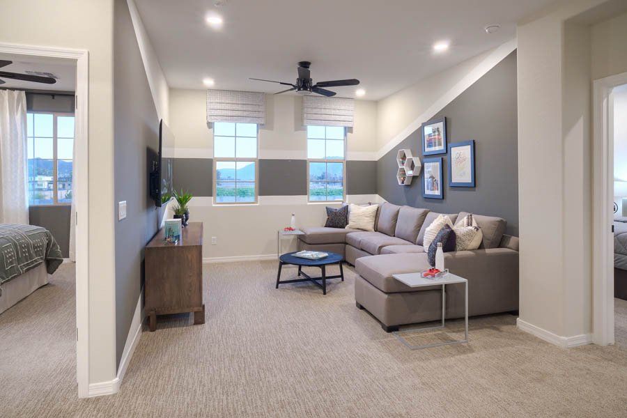 Furnished interior in a model home at Laveen Vistas II in Laveen (Image 34).