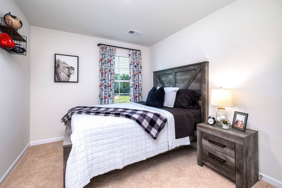 Furnished interior in a model home at Wall Street in Sumter (Image 23).