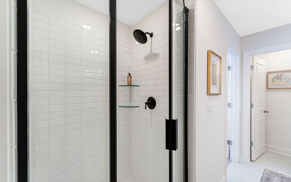 Furnished interior in a model home at The Retreat at Norman Farm in Hendersonville (Image 35).