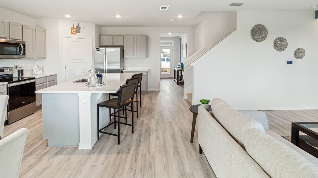 Furnished interior in a model home at Timberwalk in Mount Dora (Image 22).