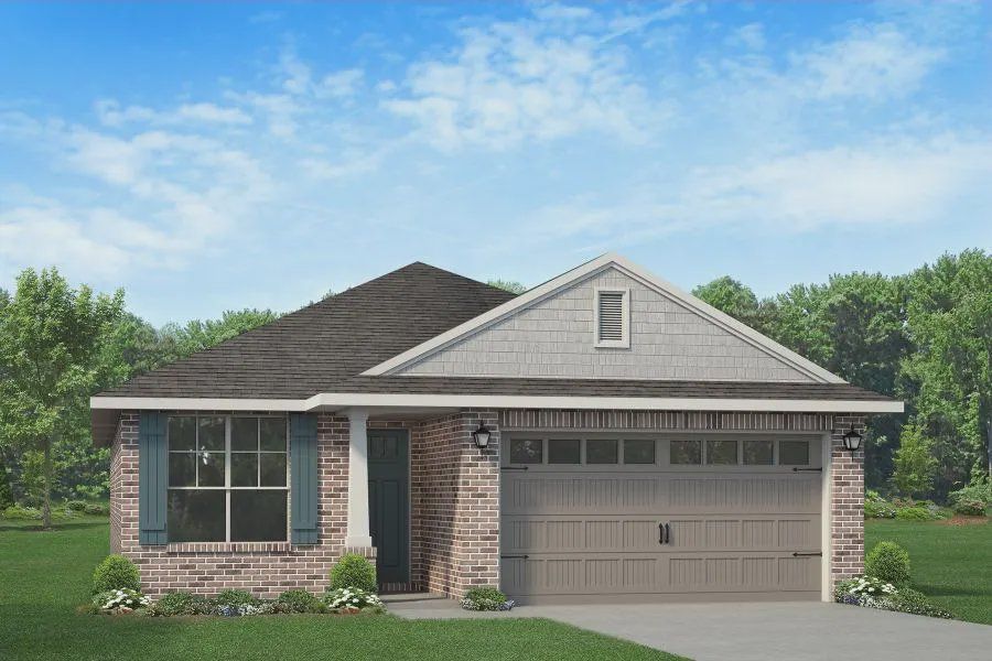Front exterior of a home in the Pine Top community, located in Cantonment, FL (Image 2).