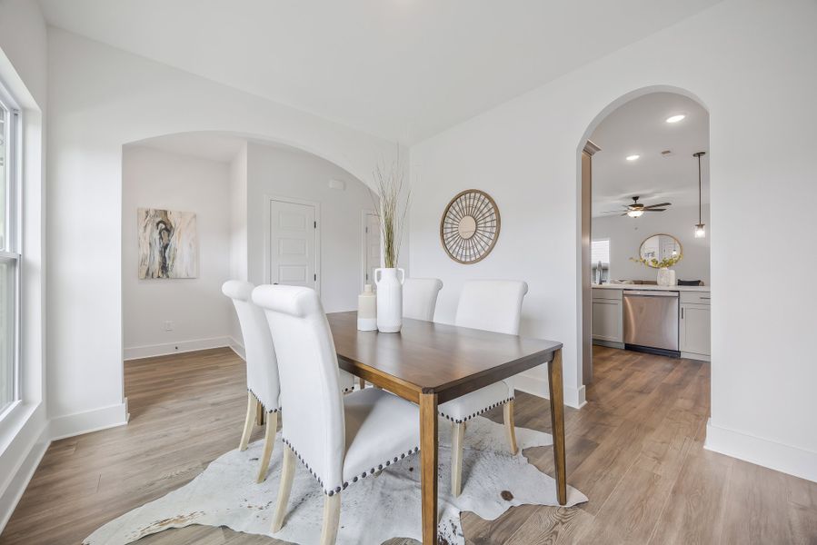 Furnished interior in a model home at The Parks of Mill Town in Chattanooga (Image 44).