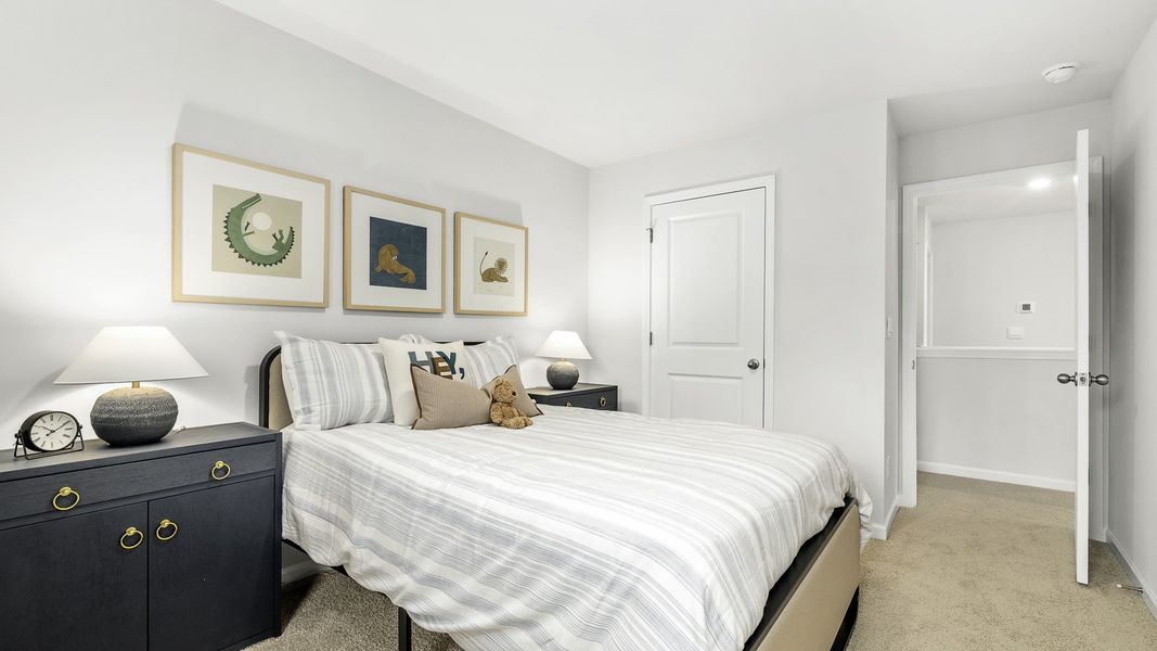 Furnished interior in a model home at Willow Mill in Thomasville (Image 12).