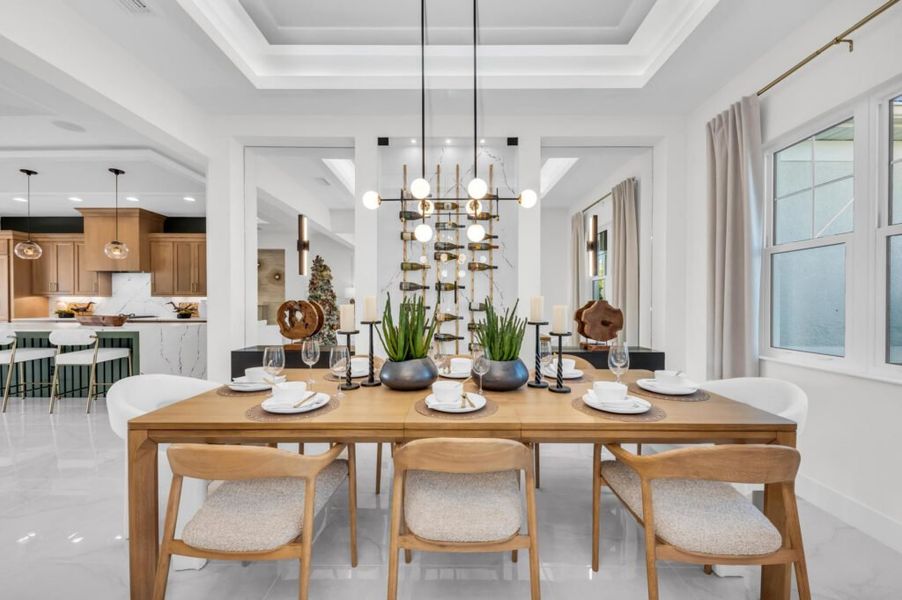 Furnished interior in a model home at Artisan at Watercolor Place in Bradenton (Image 140).