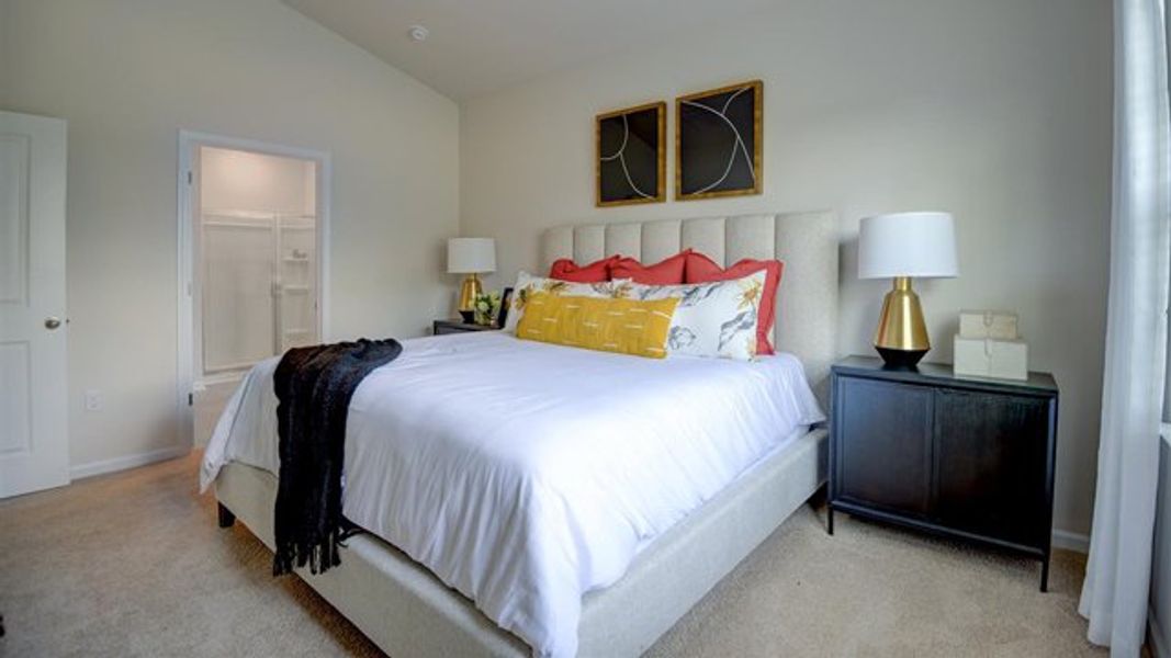 Furnished interior in a model home at Quarry Hills - D.R. Horton in Graham (Image 21). Furnished interior in a model home at Quarry Hills - D.R. Horton in Graham (Image 21).