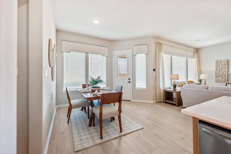 Furnished interior in a model home at Hillview Addition in Decatur (Image 21).