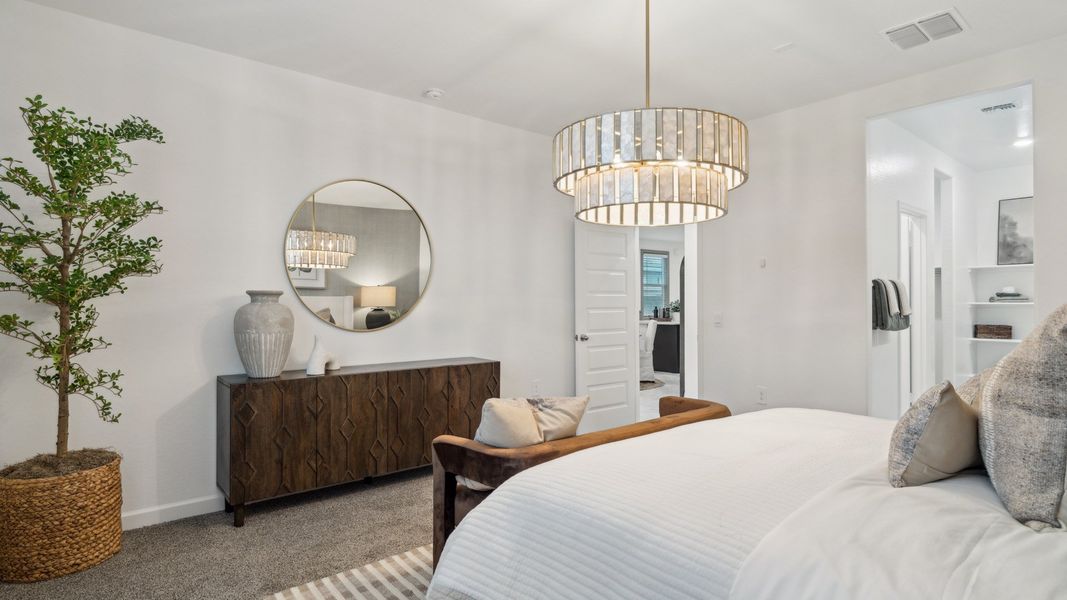 Furnished interior in a model home at Radiance at Superstition Vistas in Apache Junction (Image 51).