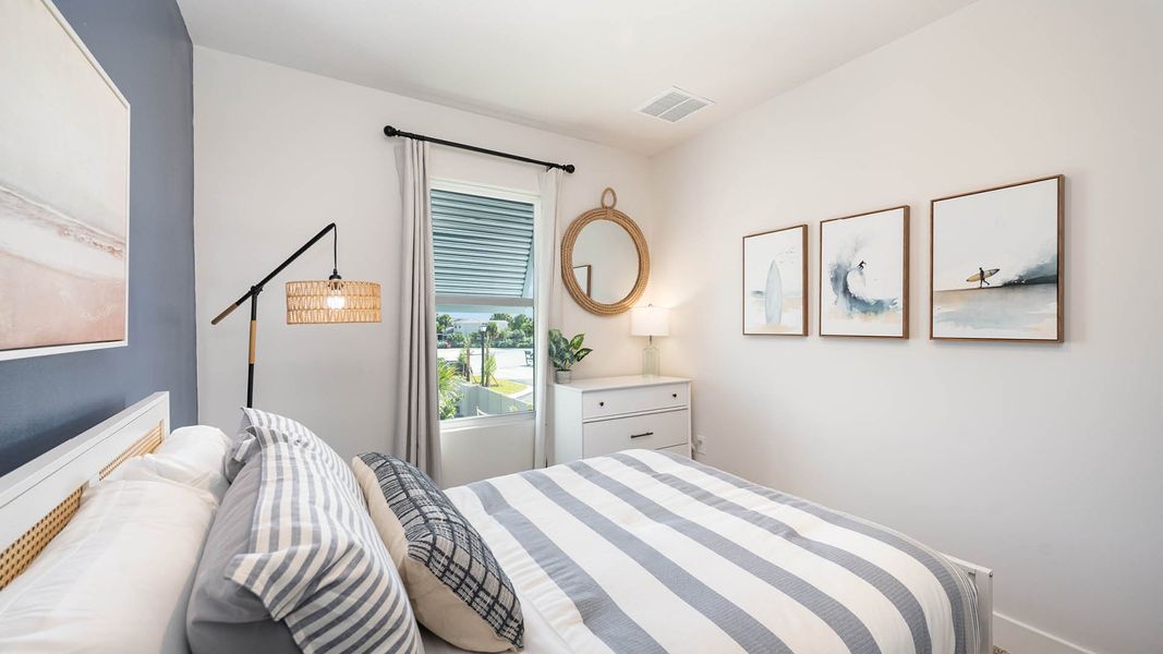 Furnished interior in a model home at Tortuga Cay in Satellite Beach (Image 17). Furnished interior in a model home at Tortuga Cay in Satellite Beach (Image 17).