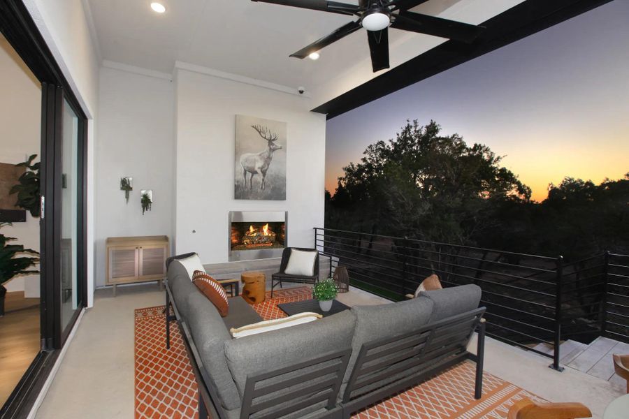 The Audrey Outdoor Living Area