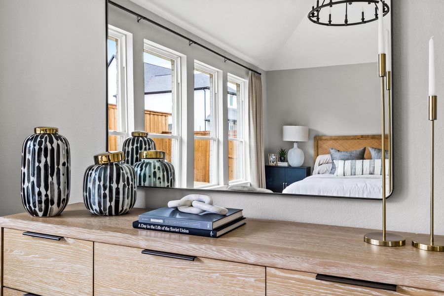 Furnished interior in a model home at Windsong Ranch - The Enclave in Prosper (Image 26). Furnished interior in a model home at Windsong Ranch - The Enclave in Prosper (Image 26).