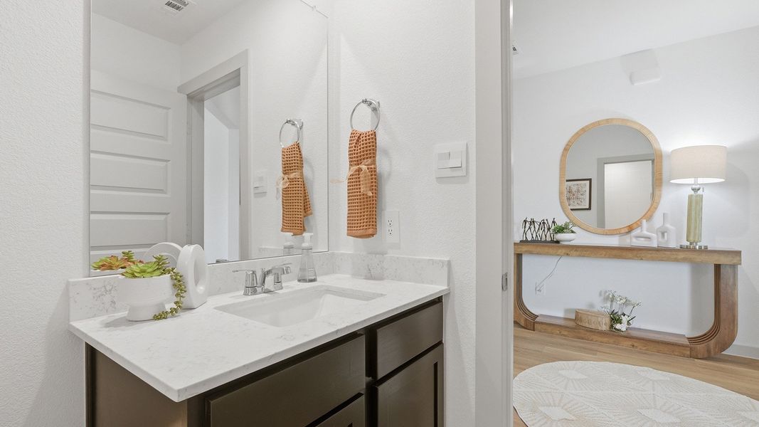 Furnished interior in a model home at Highland Village in Nome (Image 21).